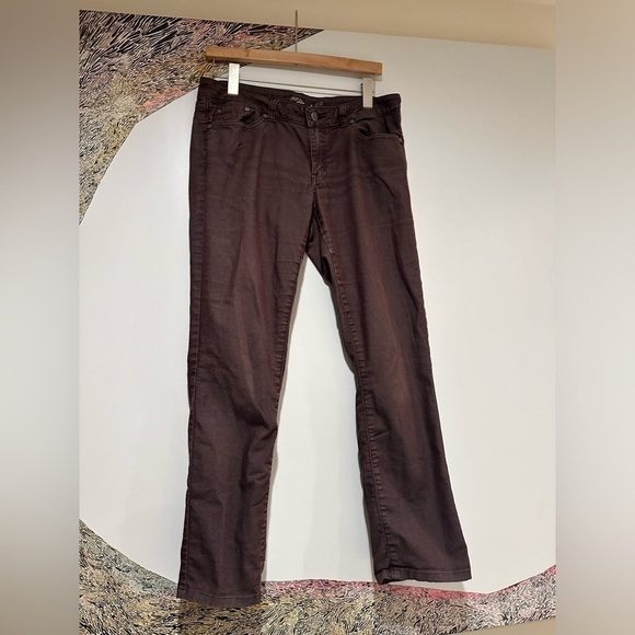 Prana Kayla Waxed Jean Sepia 8 - Picture 1 of 4